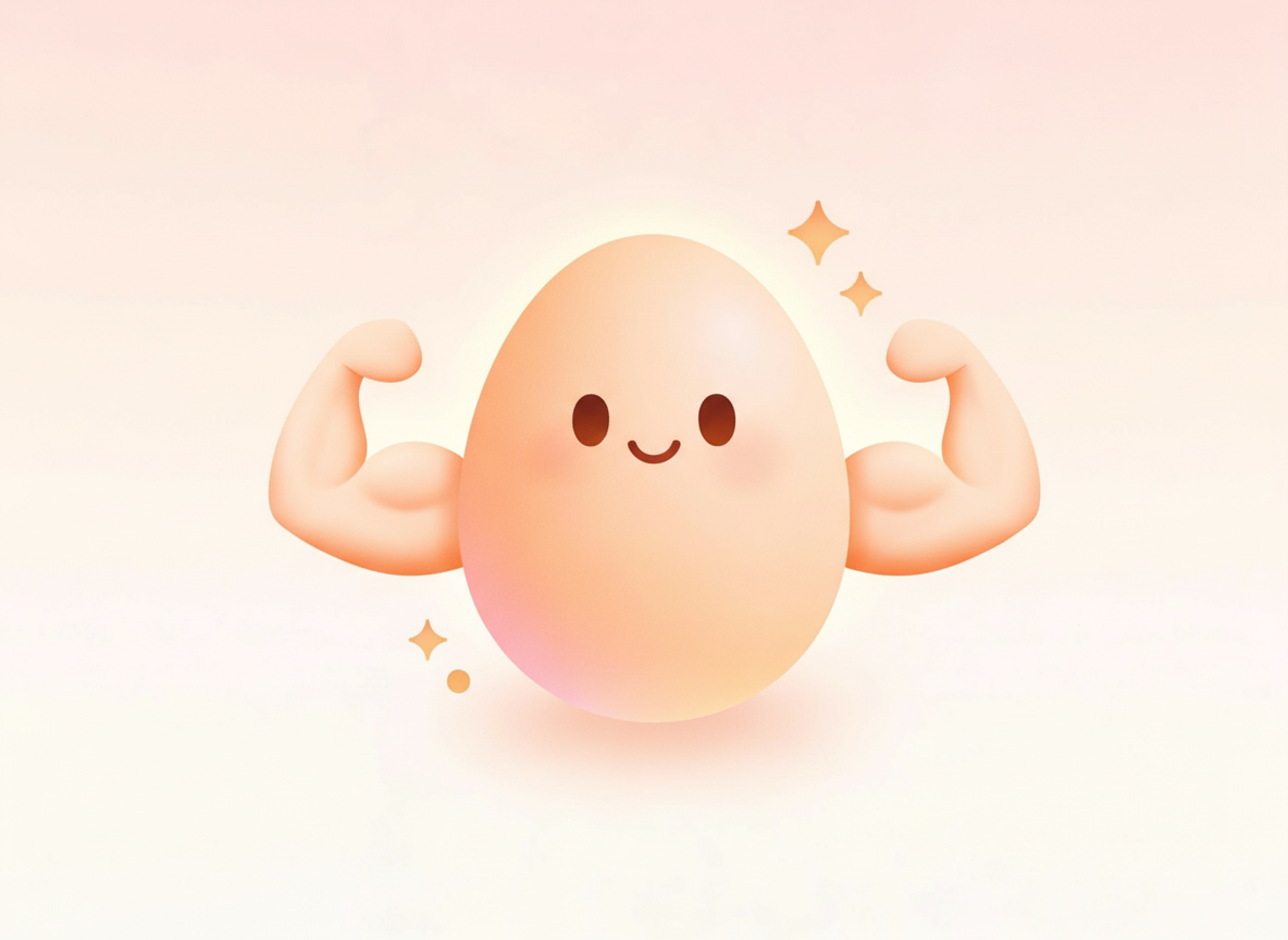 Egg nutrition illustration
